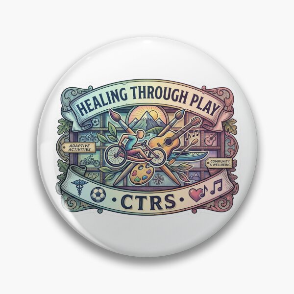 Item preview, Healing Through Play CTRS Recreational Therapy designed and sold by CyberPunkSpace.