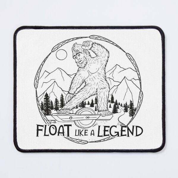 Item preview, Float like a Legend~Sasquatch on Onewheel designed and sold by Catherine Harrison.