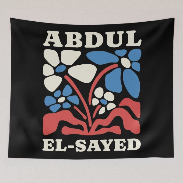 Item preview, Abdul El-Sayed Michigan Senate Campaign Floral Political Graphic designed and sold by NTProductionArt.