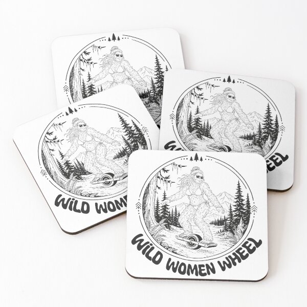 Item preview, Wild Women Wheel~Sasquatch on Onewheel designed and sold by Catherine Harrison.