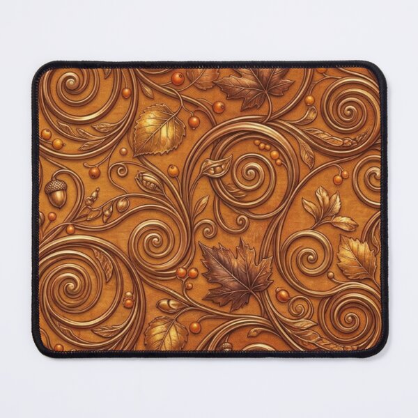 Item preview, Vintage Autumn Leaves Acorn Ornamental Pattern designed and sold by FashioonTrends.