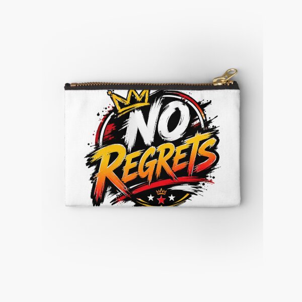 Item preview, No Regrets – Bold Motivational Typography designed and sold by MR4me.