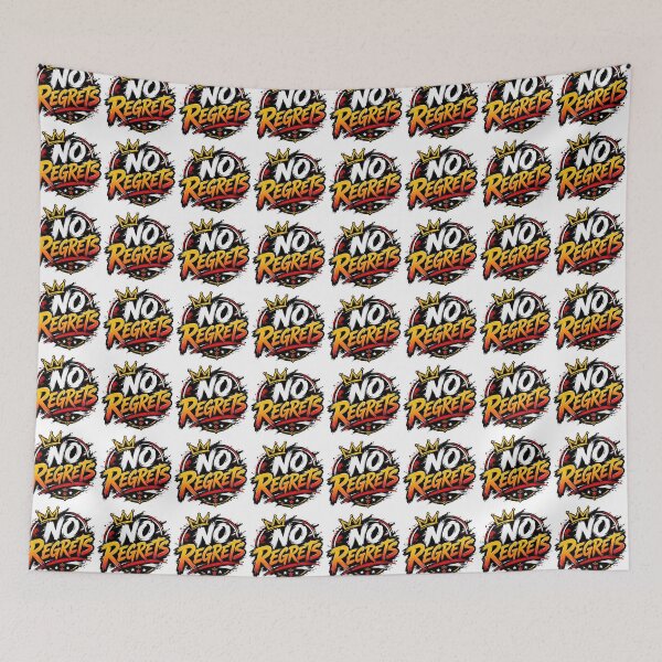 Item preview, No Regrets – Bold Motivational Typography designed and sold by MR4me.
