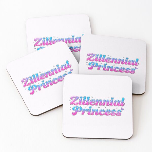 Item preview, zillennial princess retro vintage pink blue purple designed and sold by sadieillust.