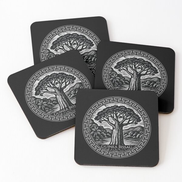 Item preview, Guinea Bissau Vintage Woodcut Art designed and sold by Thistle-TShop.