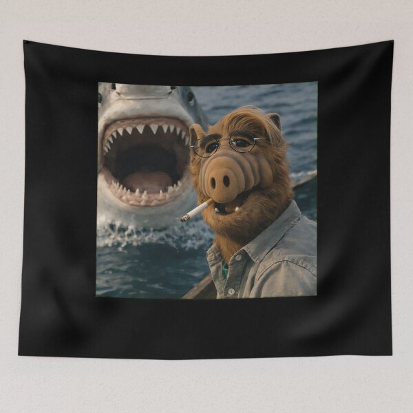 Item preview, ALF Jaws Meme designed and sold by JamieFmorriSS.