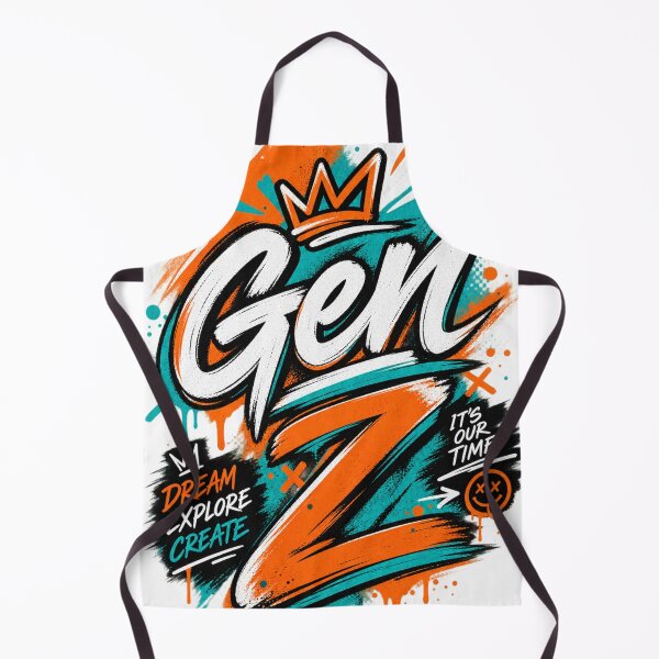 Item preview, Gen Z | Trendy Streetwear Typography Design designed and sold by VasiArtLab.