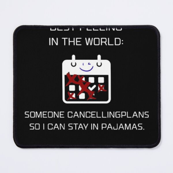 Item preview, Best Feeling Someone Cancelling Plans Funny Introvert Shirt designed and sold by Mircea786.