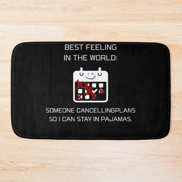 Item preview, Best Feeling Someone Cancelling Plans Funny Introvert Shirt designed and sold by Mircea786.