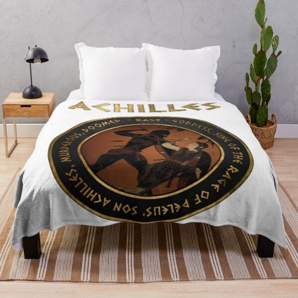 Item preview, Achilles - Hero Of The Trojan War - Homer's Iliad Quote - Ancient Greek History designed and sold by Coryconcetta.