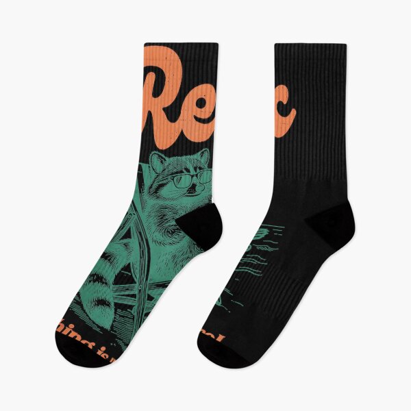 Item preview, raccon relax funny design designed and sold by CharlieConon.