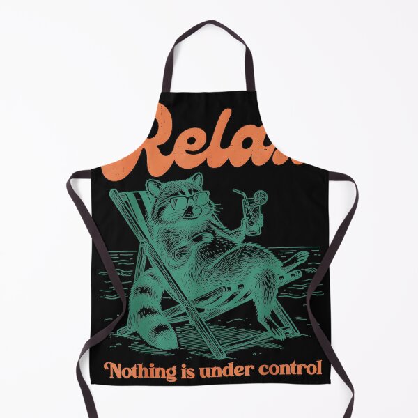 Item preview, raccon relax funny design designed and sold by CharlieConon.