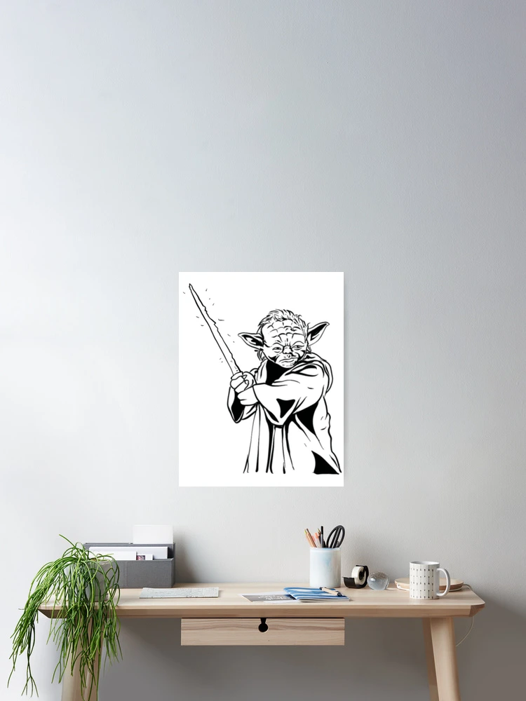 Thumbnail 2 of 3, Poster, Yoda designed and sold by RashasWashing.