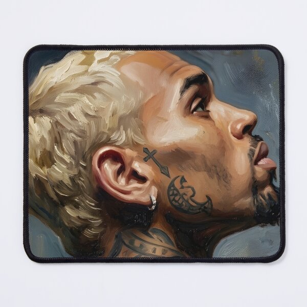 Item preview, Chris Brown Oil Painting designed and sold by maretsad.