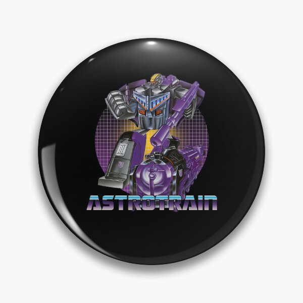 Item preview, Purple Triple Changer Robot Standing Beside Steam Locomotive Form designed and sold by A9Shop.