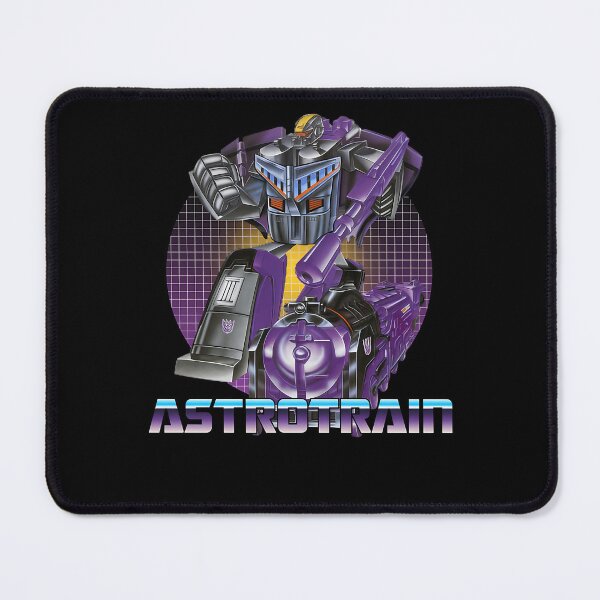 Item preview, Purple Triple Changer Robot Standing Beside Steam Locomotive Form designed and sold by A9Shop.