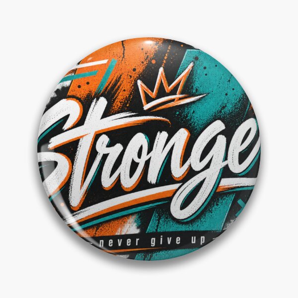 Item preview, Stronger – Powerful Motivational Inspirational Typography Design designed and sold by VasiArtLab.