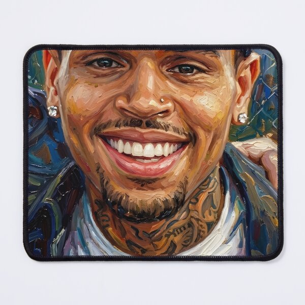 Item preview, Chris Brown Oil Painting designed and sold by maretsad.