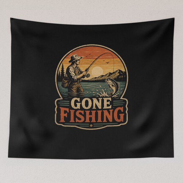 Item preview, Gone Fishing  designed and sold by TheEndDesign.
