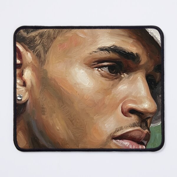Item preview, Chris Brown Oil Painting designed and sold by maretsad.