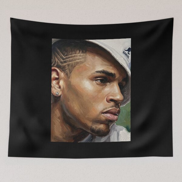 Item preview, Chris Brown Oil Painting designed and sold by maretsad.