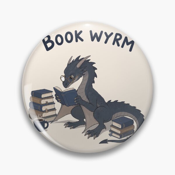Item preview, Book Wyrm Dragon Reader Funny Bookworm Fantasy Introvert Art designed and sold by Yellowriversss.
