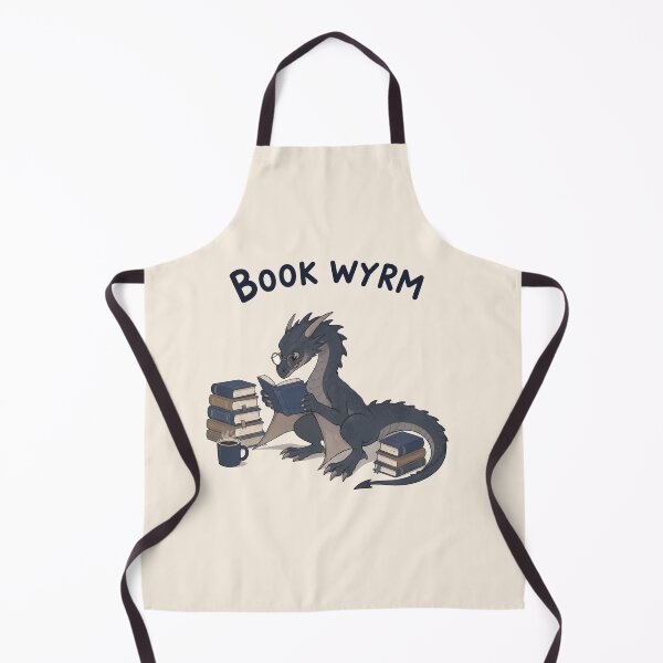 Item preview, Book Wyrm Dragon Reader Funny Bookworm Fantasy Introvert Art designed and sold by Yellowriversss.