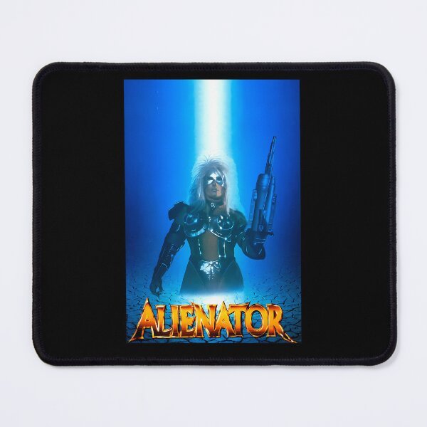 Item preview, Silver Armored Female Cyborg Holding Energy Weapon designed and sold by A9Shop.