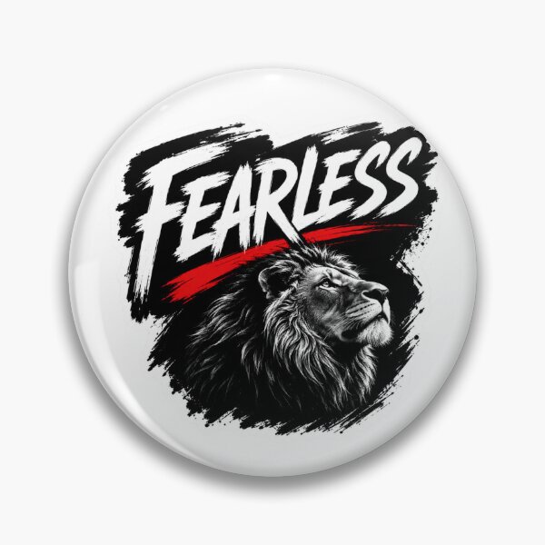 Item preview, Fearless motivational lion designed and sold by MR4me.