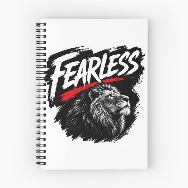 Item preview, Fearless motivational lion designed and sold by MR4me.