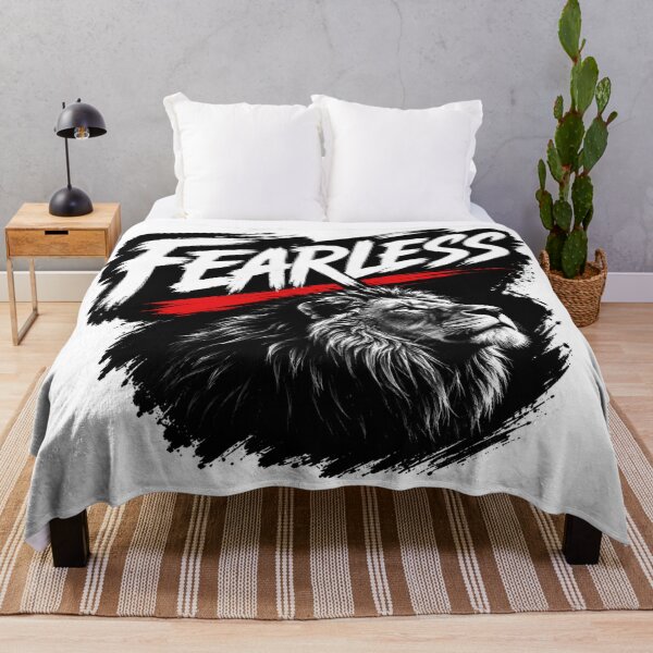 Item preview, Fearless motivational lion designed and sold by MR4me.