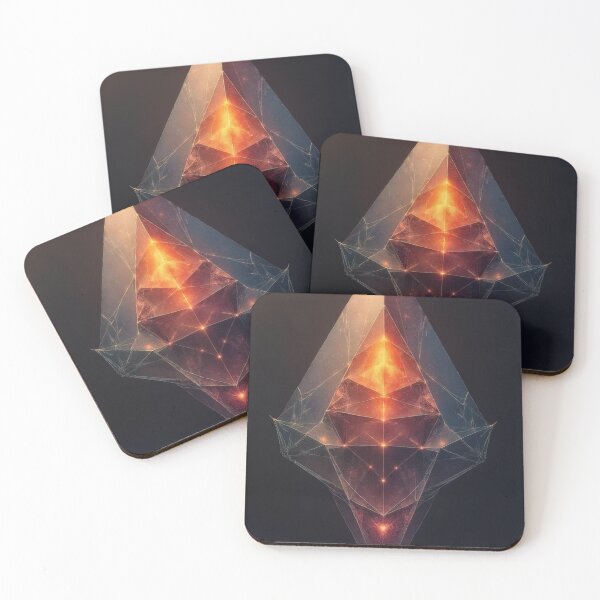 Item preview, Fascination of the digital crystal in the cosmos designed and sold by Mianku | Für das Leben.
