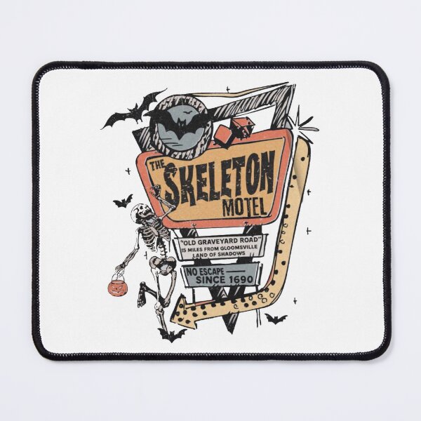 Item preview, Skeleton Motel Vintage Halloween designed and sold by roartusa.