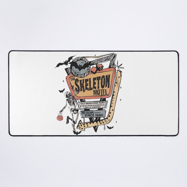 Item preview, Skeleton Motel Vintage Halloween designed and sold by roartusa.