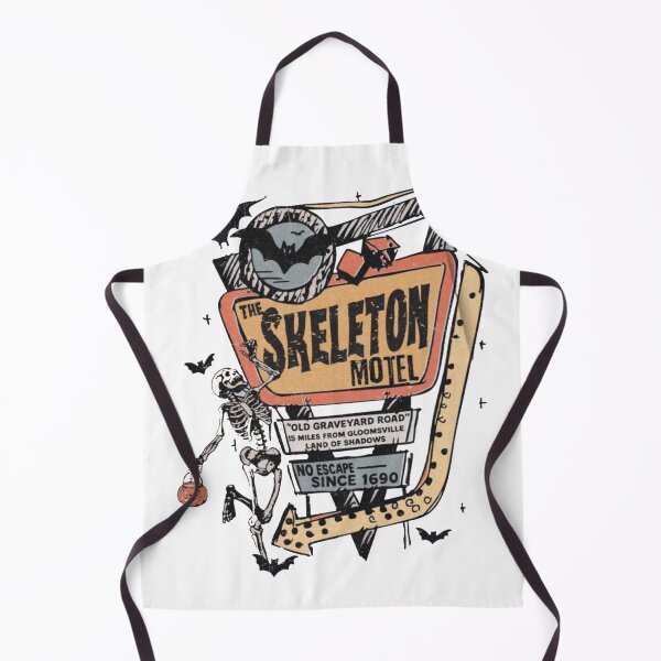 Item preview, Skeleton Motel Vintage Halloween designed and sold by roartusa.