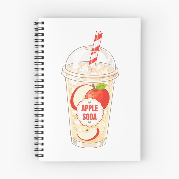 Item preview, Cute Apple Soda Drink Clipart PNG designed and sold by KJackArtwork.