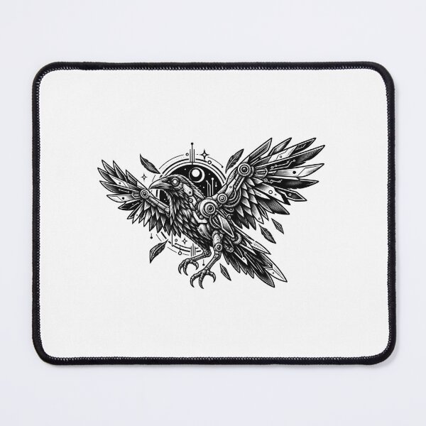 Item preview, Cybernetic Raven Cosmic Guardian designed and sold by AuudiVasustudio.