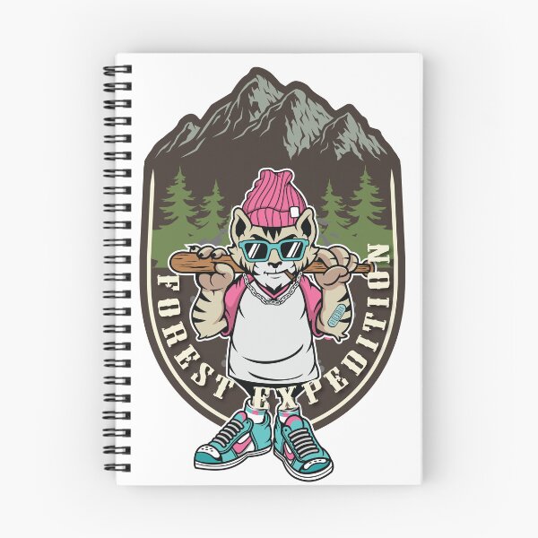 Item preview, Retro Wildcat Forest Expedition Badge designed and sold by merona-design.