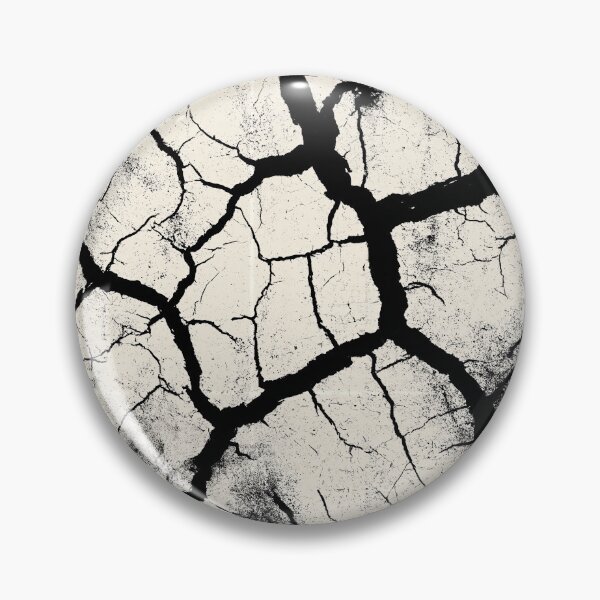 Item preview, Bold Black Fissures on Stark White designed and sold by Piotrek0001.