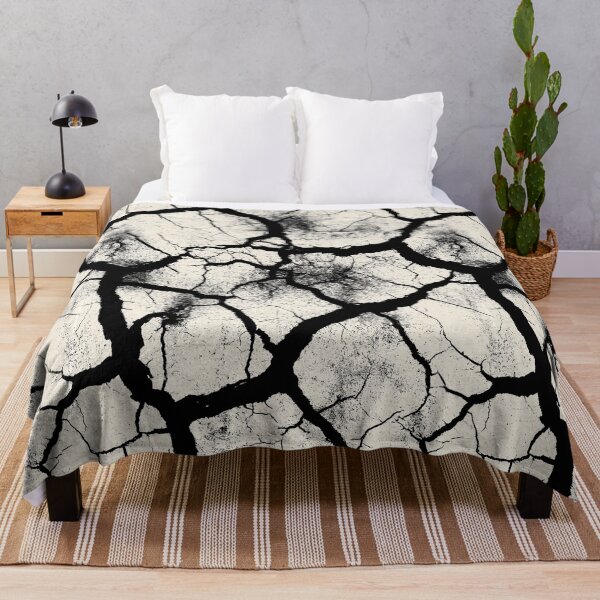 Item preview, Bold Black Fissures on Stark White designed and sold by Piotrek0001.