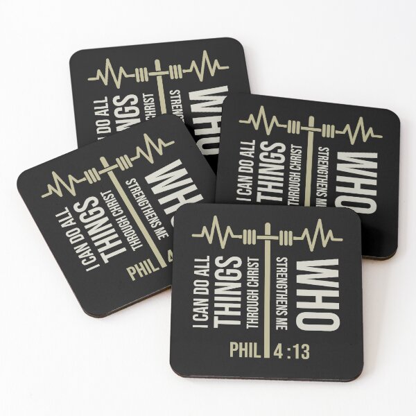 Item preview, I Can Do All Things Philippians 4:13 - Christian Gym designed and sold by Bezuiden.