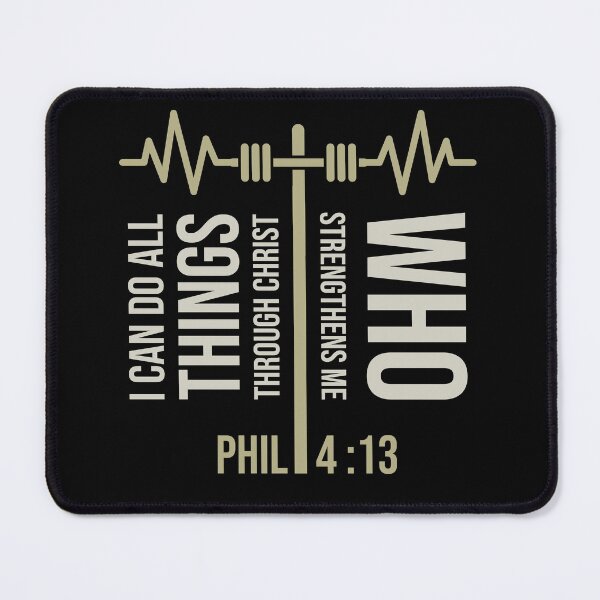 Item preview, I Can Do All Things Philippians 4:13 - Christian Gym designed and sold by Bezuiden.