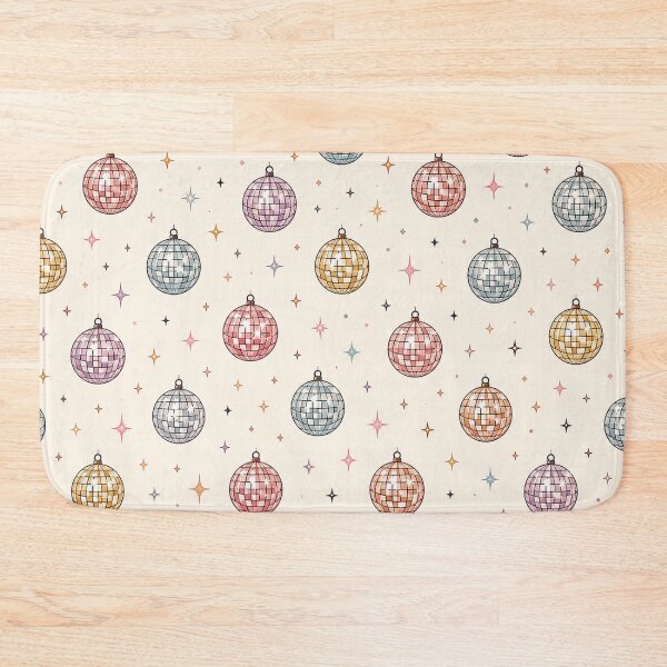 Item preview, Tiny Disco Balls Retro 70s 80s Sparkle Party Pattern designed and sold by RJACreative.