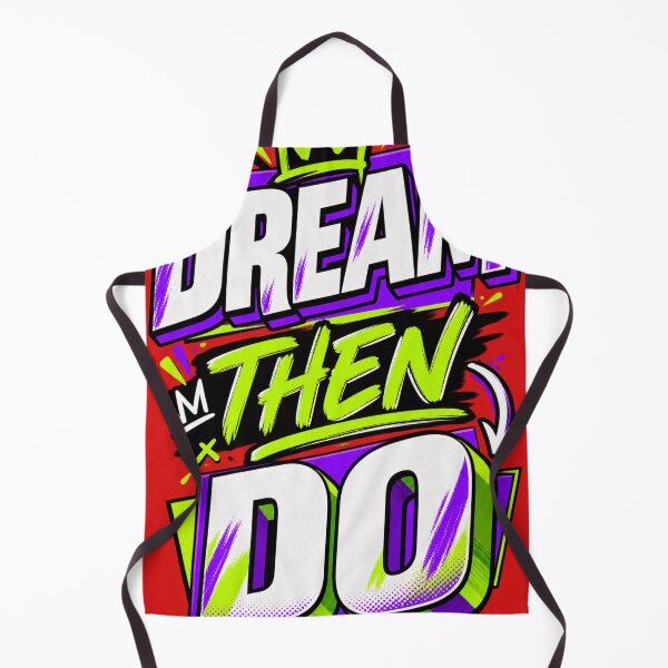 Item preview, Dream Then Go – Motivational Inspirational Typography Design designed and sold by VasiArtLab.