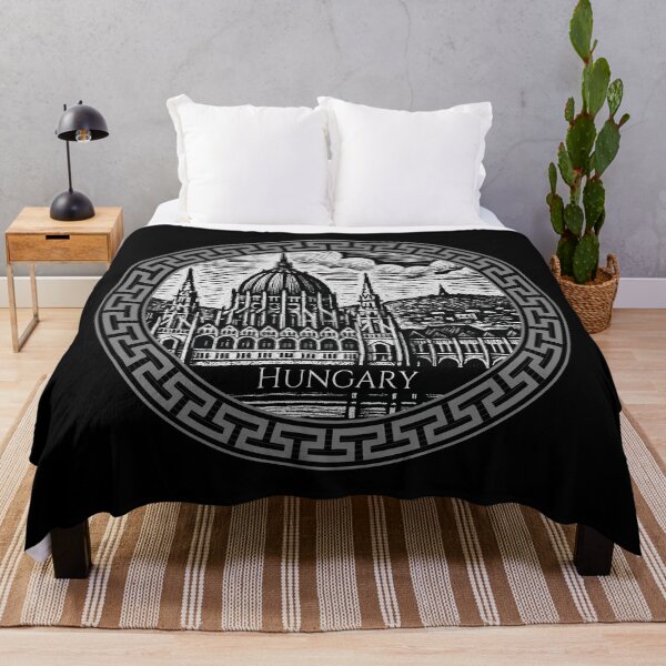 Item preview, Hungary Vintage Woodcut Art designed and sold by Thistle-TShop.