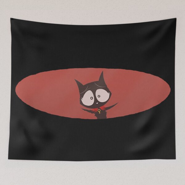 Item preview, Scared Doom Kitty in the Window designed and sold by QueenAlicorn.