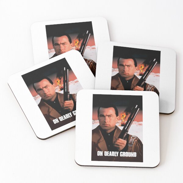 Item preview, Stern Action Hero Holding Shotgun Against Flaming designed and sold by omarDESAIN.