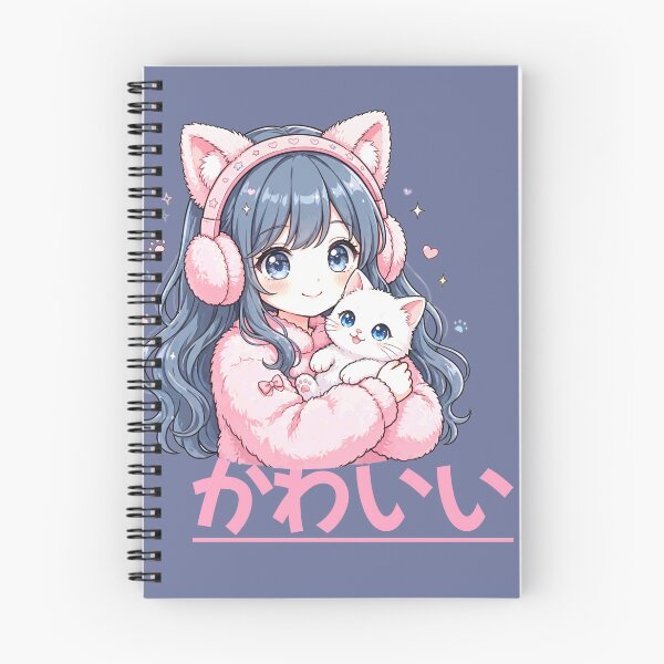 Item preview, ​Cute Anime Cat Girl Kawaii Aesthetic  designed and sold by zenithdecalco.