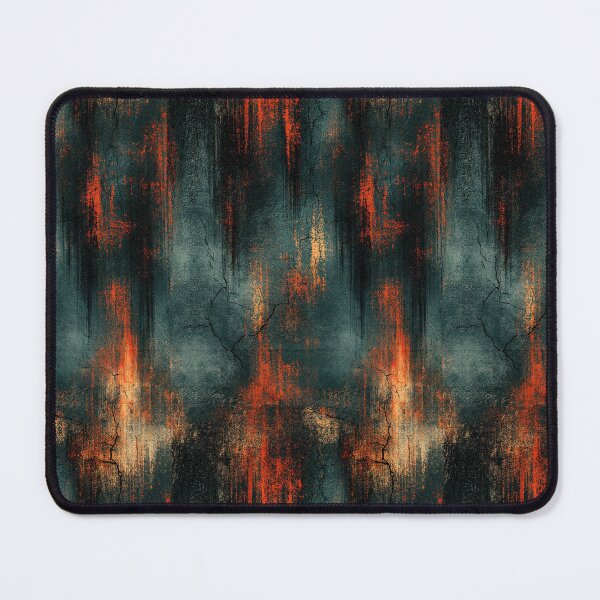 Item preview, Industrial Teal and Rust Weathered Metal designed and sold by Piotrek0001.