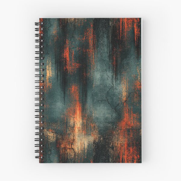 Item preview, Industrial Teal and Rust Weathered Metal designed and sold by Piotrek0001.